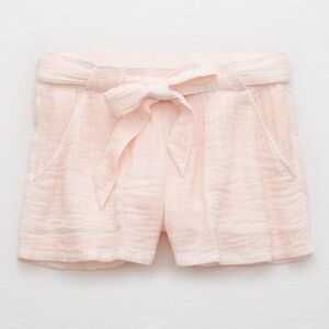 New Aerie Cool Pocket Gauze Shorts - XLarge - Pink Tint
